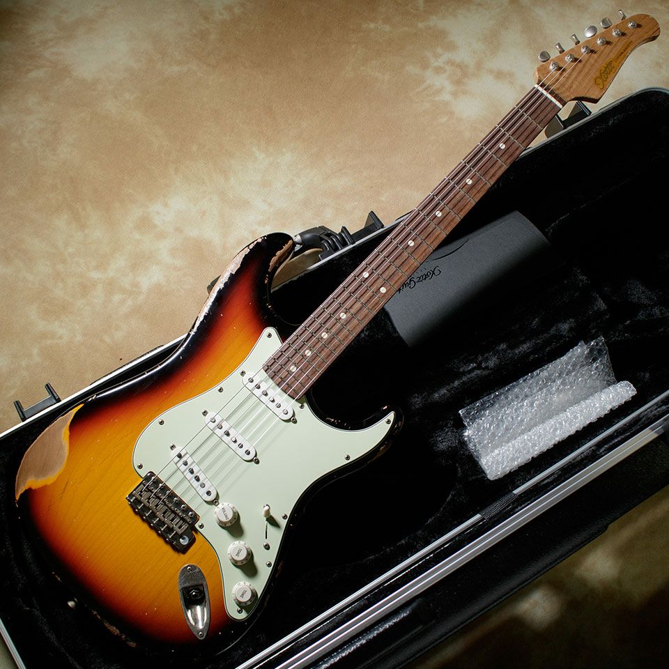 Xotic/California Classic XSC-1 Gloss Lacquer Neck (3Tone Sunburst