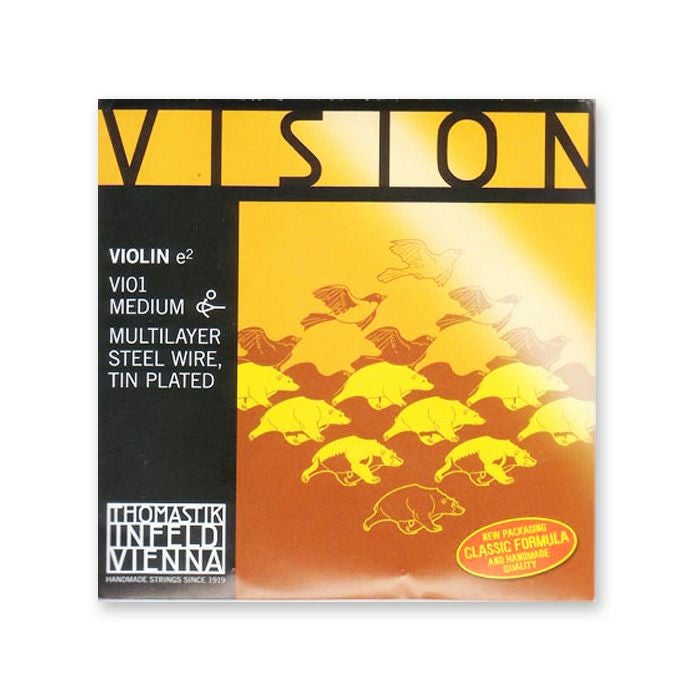 ヴァイオリン弦 VISION(ヴィジョン)E 1/2サイズ用 ※メール便対応