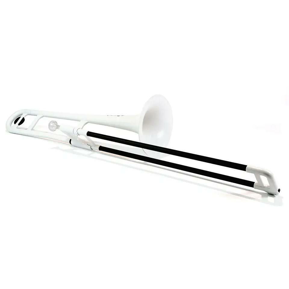 pBONE ピーボーン プラスチック製 トロンボーン ホワイト 【プレゼント