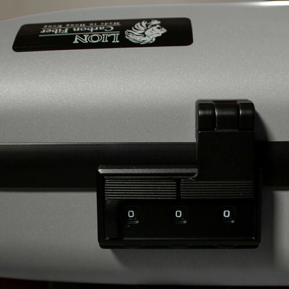 ライオン_オブロング_ヴァイオリンカーボンケース_チャコールグレーメタリックLION_Slight1800