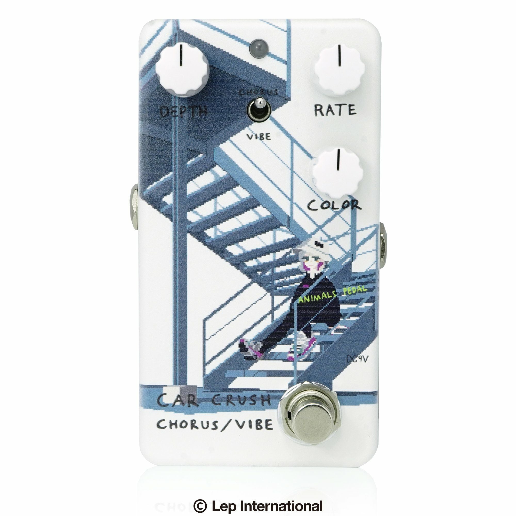 Animals Pedal/Custom Illustrated 019 CAR CRUSH CHORUS/VIBE by hako