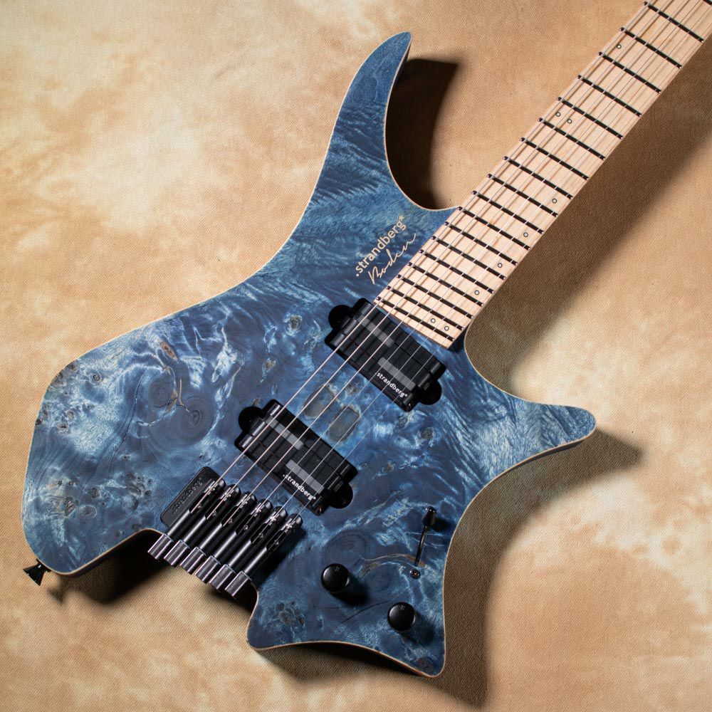 strandberg/Boden J6 STD Standard Poplar Burl/Swamp Ash w/Alumitone