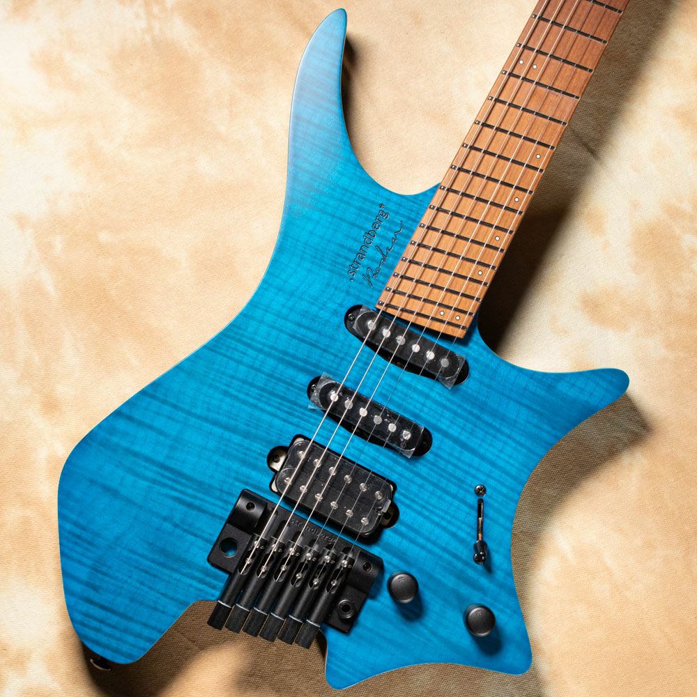 strandberg boden standard6 trem 直筆サイン入り strandberg/Boden Standard 6 SSH Trem Flame( Blue ) | 宮地楽器