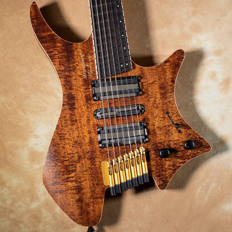 H*a様 strandberg j7 standardギターケース付き strandberg/Boden J7 Standard HSH (Koa Top/Mahogany Back/Ebony