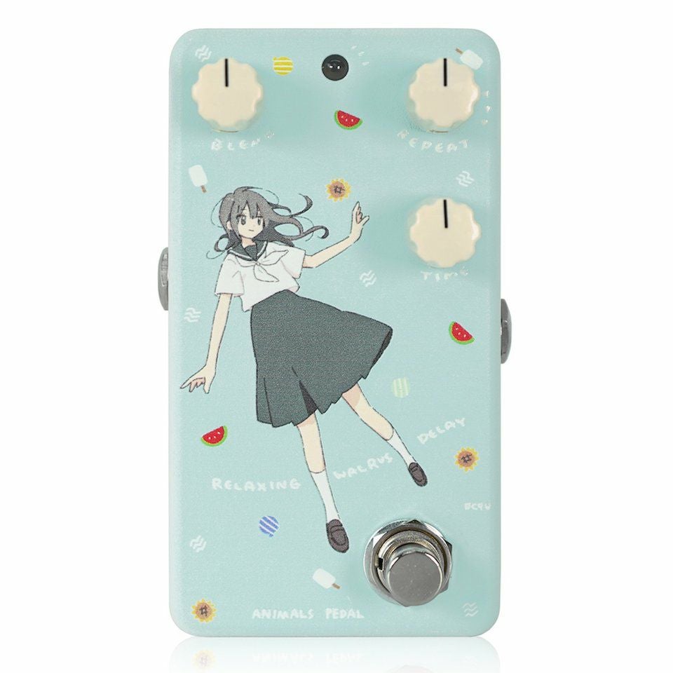 Animals Pedal/Custom Illustrated 031 RELAXING WALRUS DELAY by