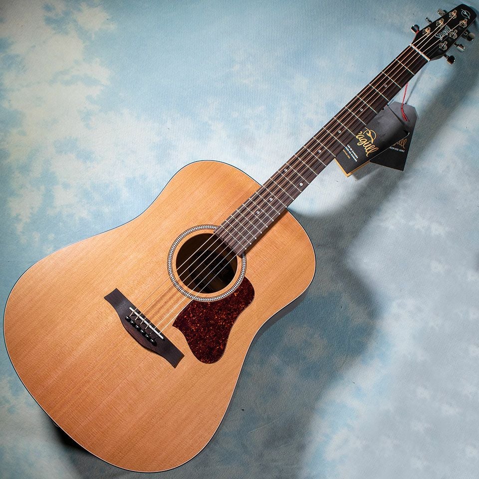 シーガル　S6 オリジナルスリム　バッグ・ピック・チューナー付　アコギ Seagull 【中古】 S6 ORIGINAL SLIM アコースティックギター 細い