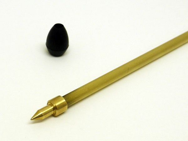 チェロ エンドピン 見附 チタン 直径10mm 見附精機工業製 チェロエンドピン チタン入り真鍮／先端チタン（直径