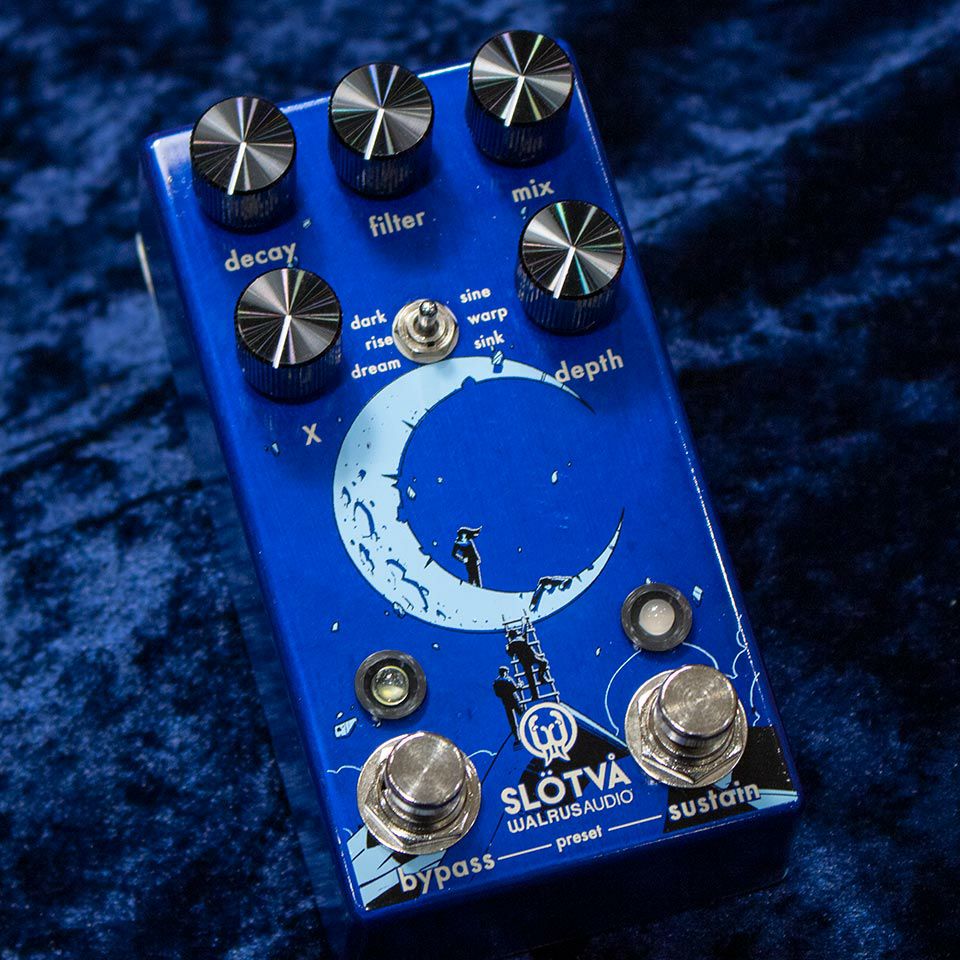 Walrus Audio Slotva SLO プリセット対応機種 Walrus Audioからリバーブペダル「Slotva Multi-Texture Reverb」が発売！