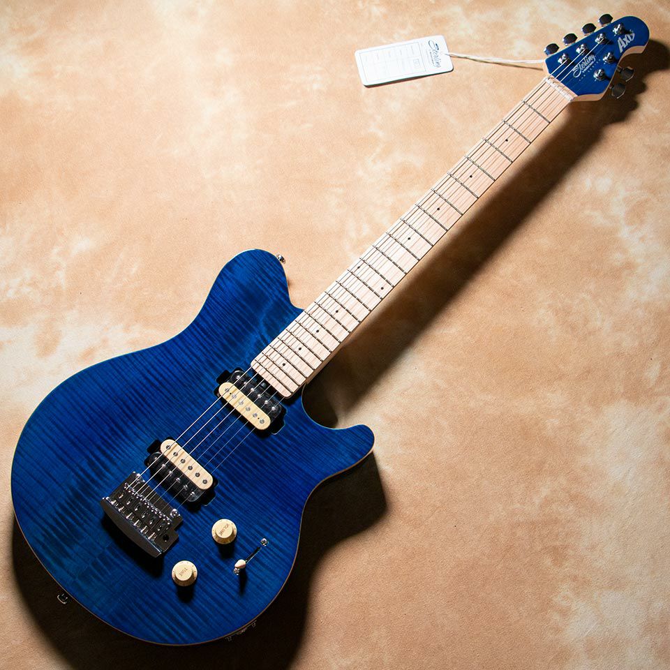 ギター Sterling by Music man S.U.B Axis Blue Sterling by MUSIC MAN/SUB AXIS-FM Neptune Blue | 宮地楽器