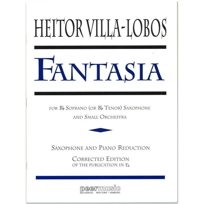 サックス楽譜】幻想曲/Fantasia for Soprano (or Tenor) Saxophone and