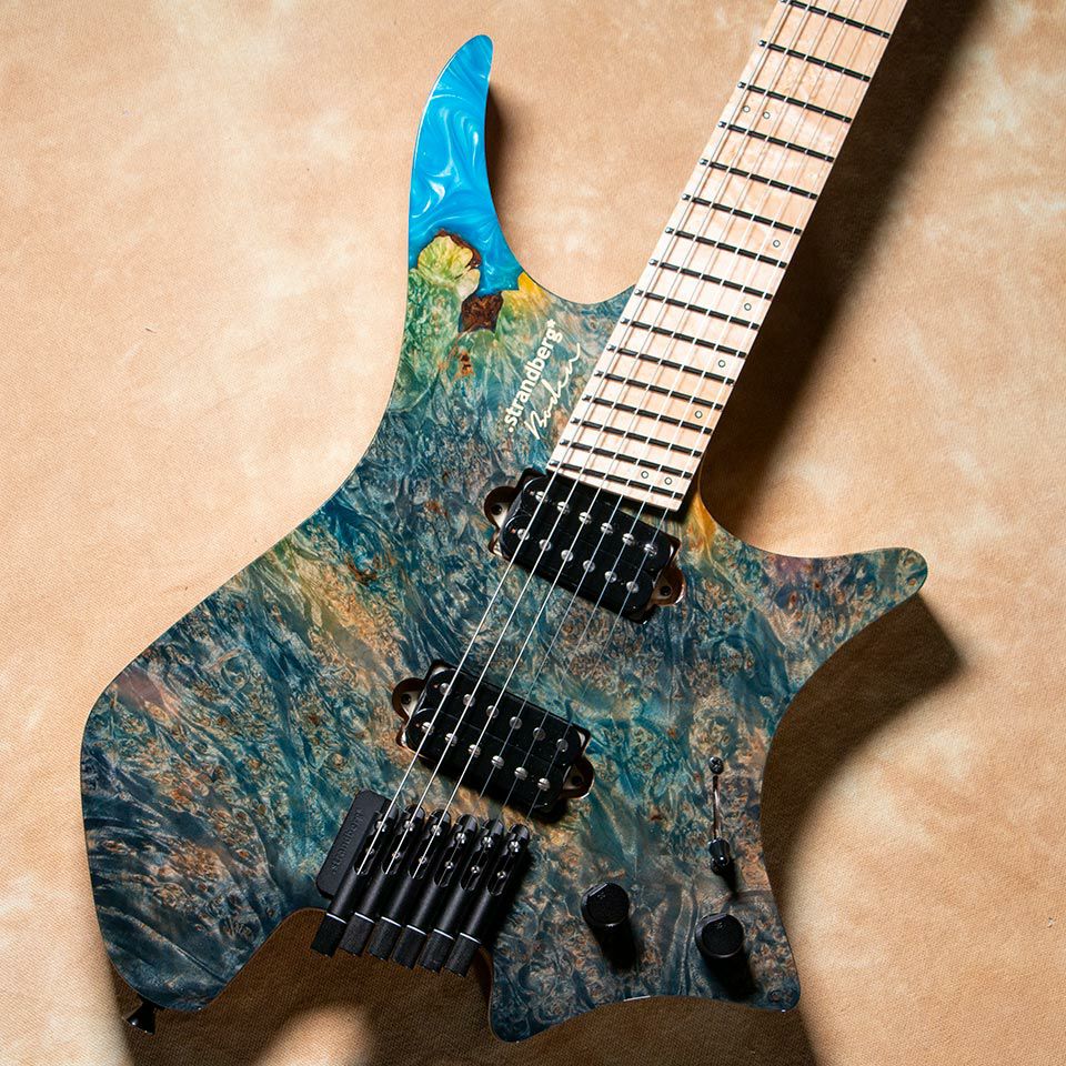 ギター strandberg MAS #4 Boden J6 Night Sky strandberg/Master Artist Series Boden J6 RS-SBL EA (Sky Blue Resin