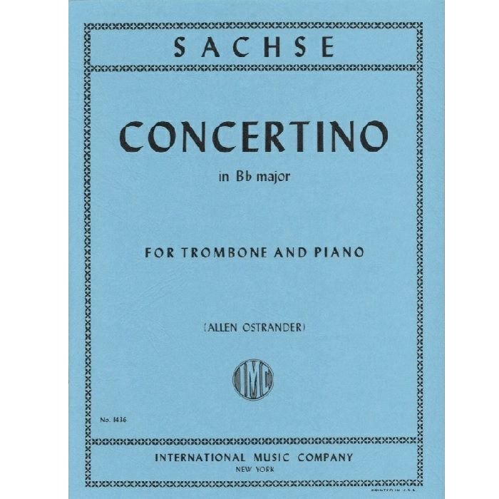 トロンボーン楽譜】コンチェルティーノ変ロ長調/Concertino in Bb