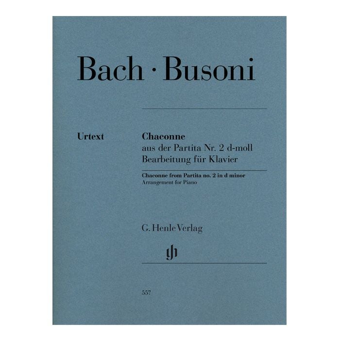 シャコンヌ、無伴奏ヴァイオリン・パルティータ第2番より：ピアノ独奏編曲