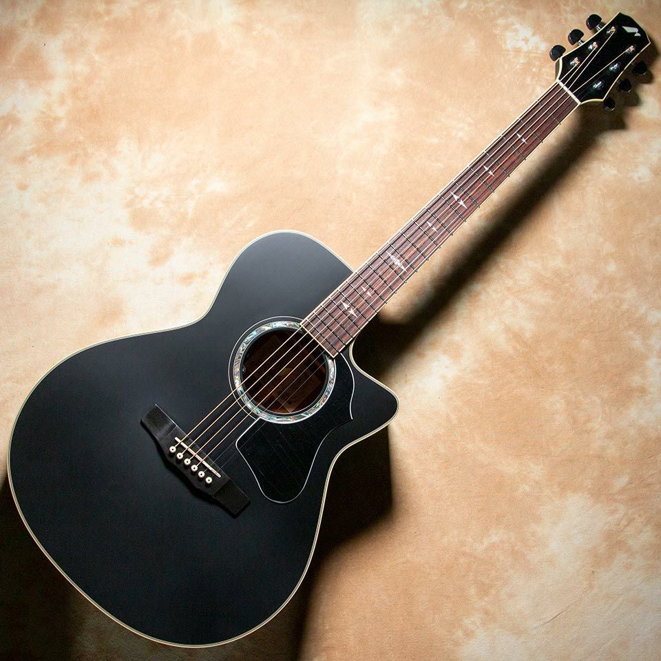 美品! 限定品 MORRIS R-CUSTOM MAD BLACK オール単板 Morris/R-CUSTOM MAD-BLACK【展示品特価】 | 宮地楽器 ららぽーと立川