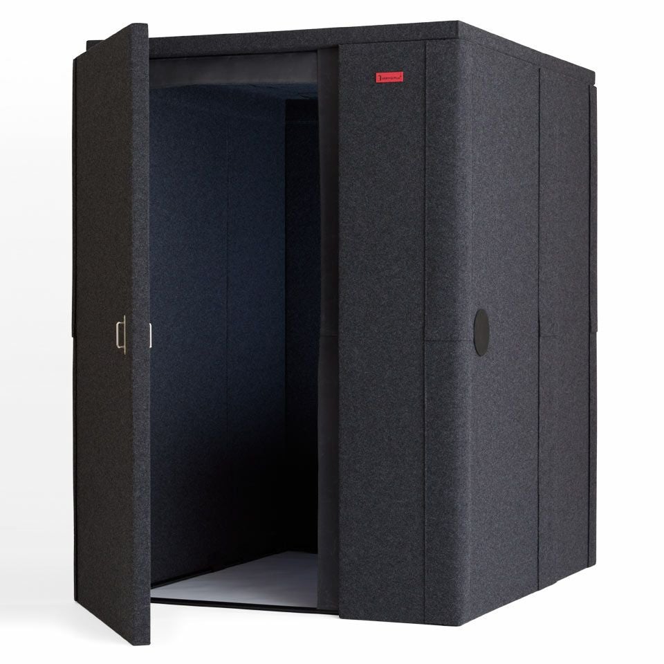 【簡易防音室】VERY-Q VQ910 マイクスタンド2本付 VERY-Q/VQ910 Vocal Booth Set【数量限定で床マットVQP870-MTを