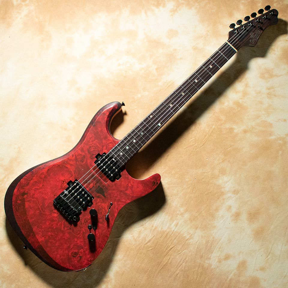 infinite/Trad ST Lami Maple Burl Top/Wenge Neck See Through Red