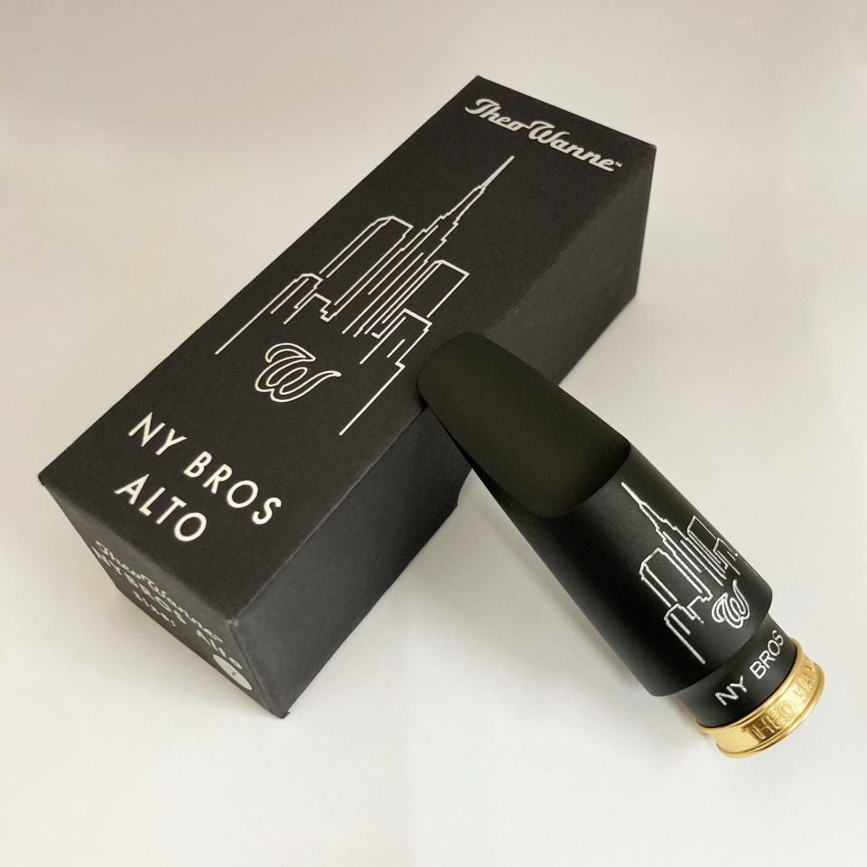 セオワニ アルトサックス マウスピース NY BROS 2 ハードラバー Theo