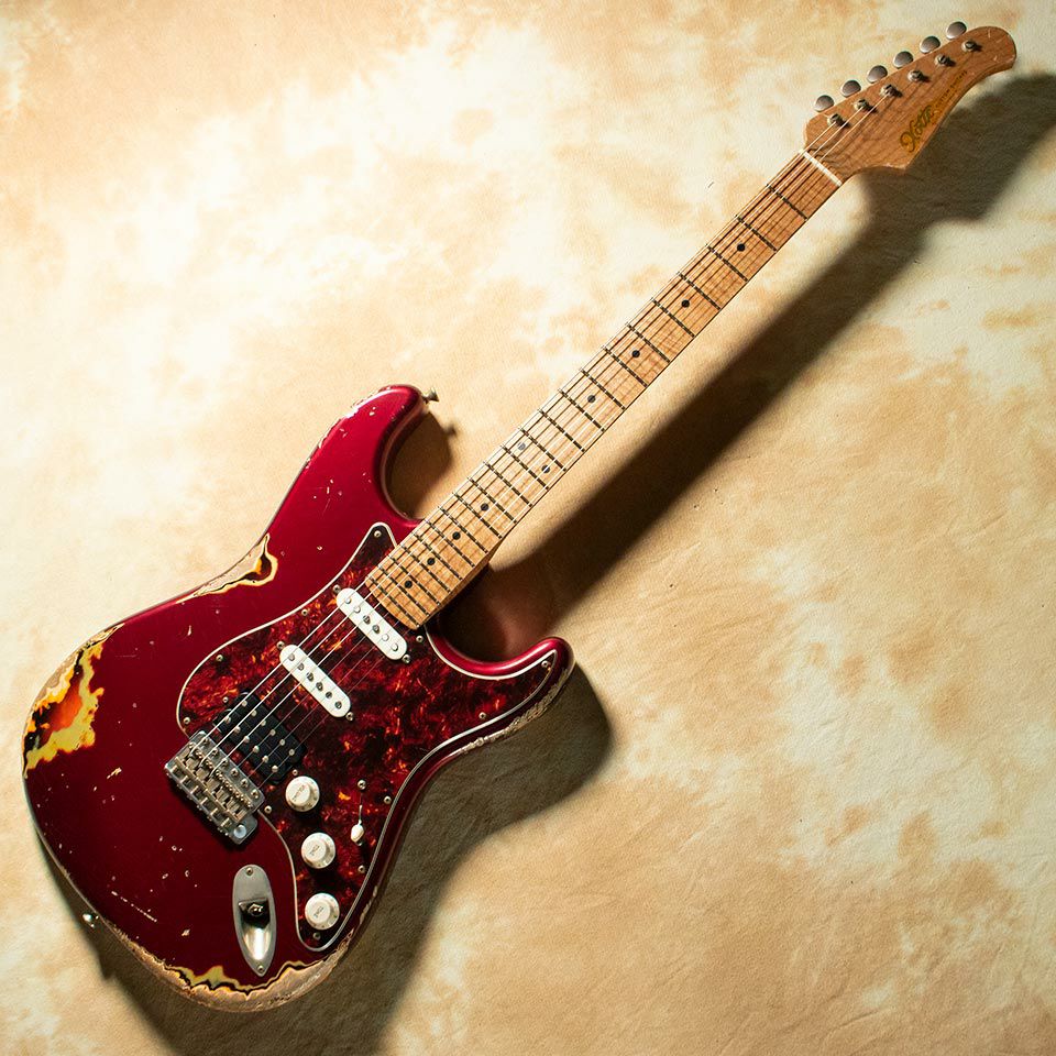 Xotic/XSC-2 Ash Dark Candy Apple Red Over 3TS Heavy Aged | 宮地