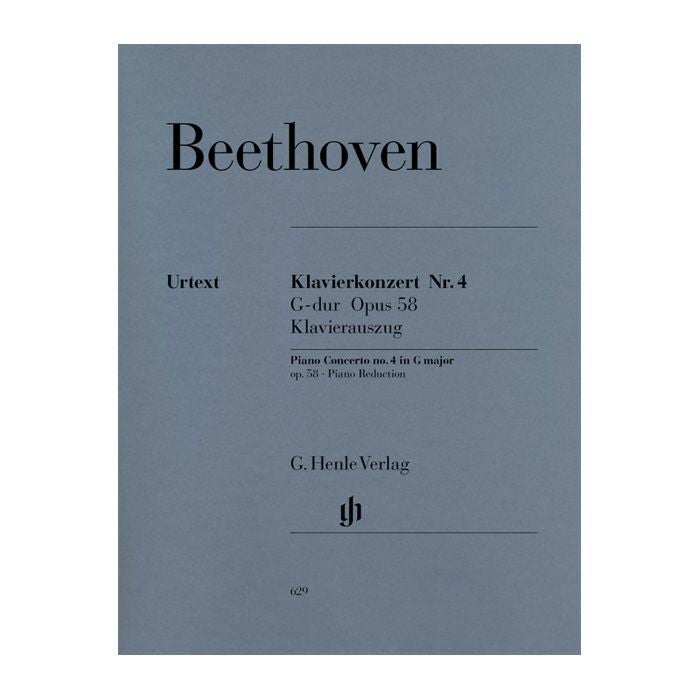 ピアノ楽譜】ピアノ協奏曲第4番ト長調/Concerto No. 4 in G op. 58