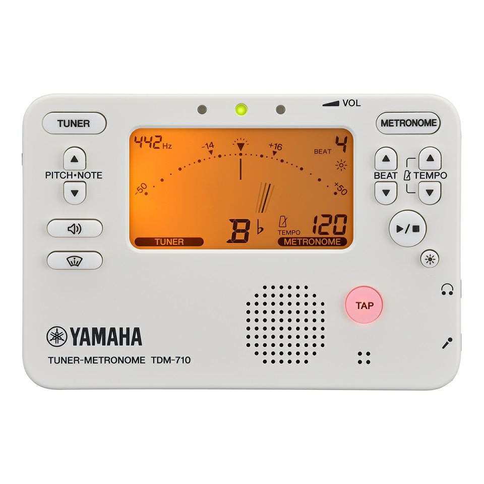 YAMAHA ヤマハ チューナーメトロノーム TDM-710IV アイボリー | 宮地