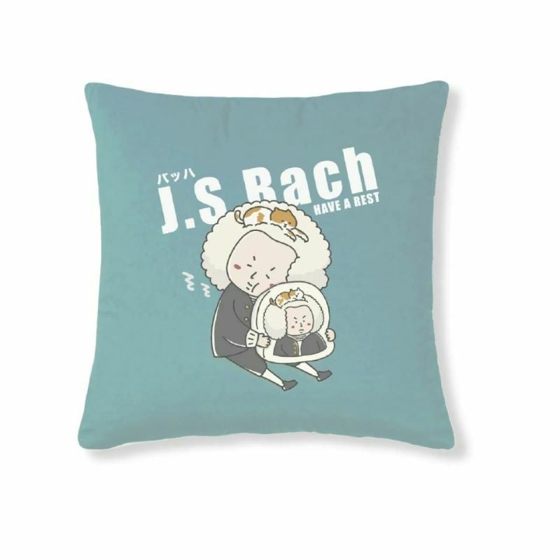 Some Music Design クッション 四角 J.S.Bach バッハ Square Pillow
