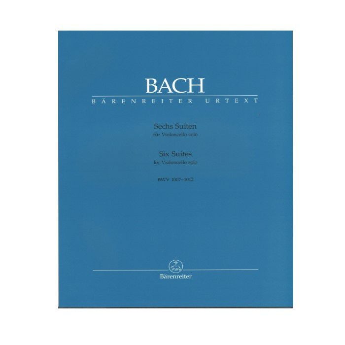 チェロ楽譜】無伴奏チェロ組曲 BWV 1007-1012：新バッハ全集改訂版に