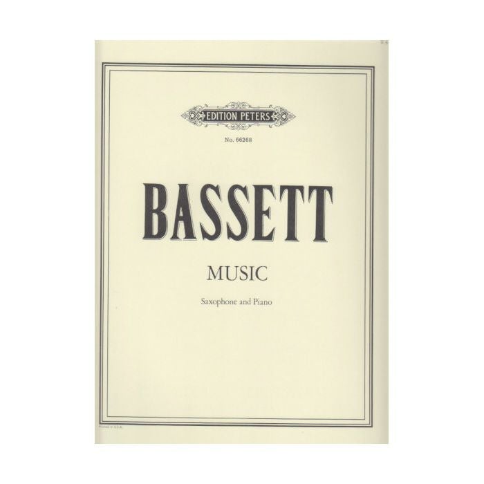 サクソフォーンとピアノのための音楽