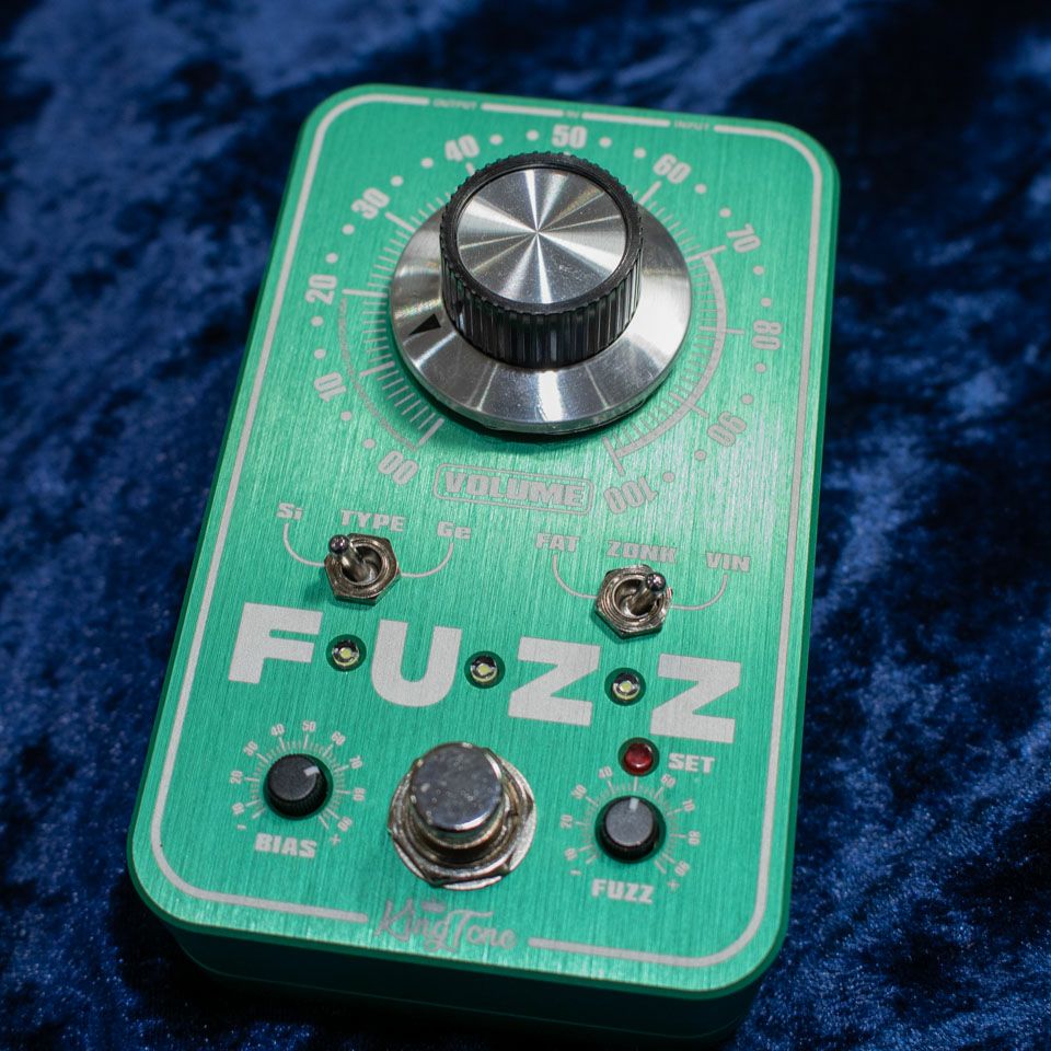 ギター King Tone miniFUZZ V2 (Green) KING TONE GUITAR mini FUZZ V2 Limited Edition Green（新品）【楽器