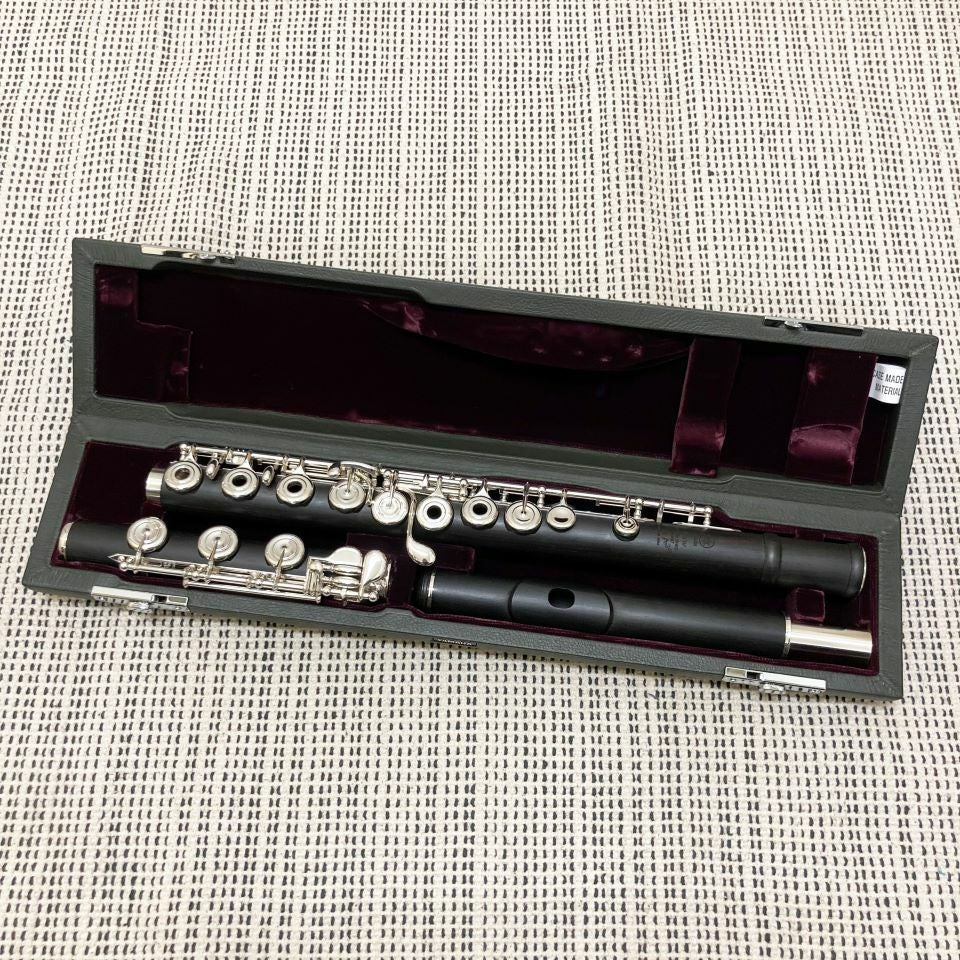 ヤマハ フルート YFL-874WH オフセットリングキィ H管 Eメカ付き 木製