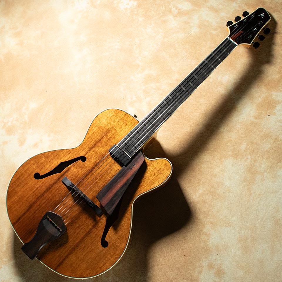 (最終値下げ) Kikuchi Guitars / NY155 特典付き Kikuchi Guitars/Archtop NY155 Ltd Exotic Blackwood | 宮地楽器